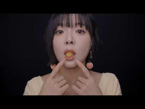 ASMR Lemon Candy 🍋 + Juicy Gum Chewing 💦 Mouth Sounds