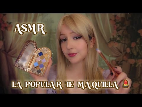⭐ASMR la chica popular te maquilla en clase 💄 (Roleplay Haley Stardew Valley)