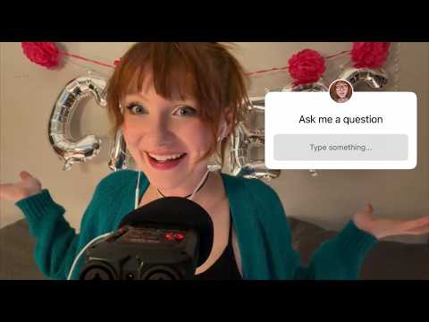 asmr q&a and … name reveal ? 🎉 100k subscriber special! answering your questions