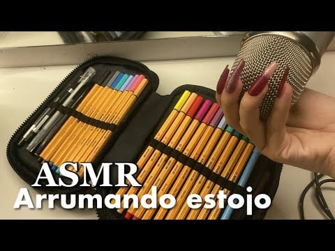 ASMR Organizando meu estojo