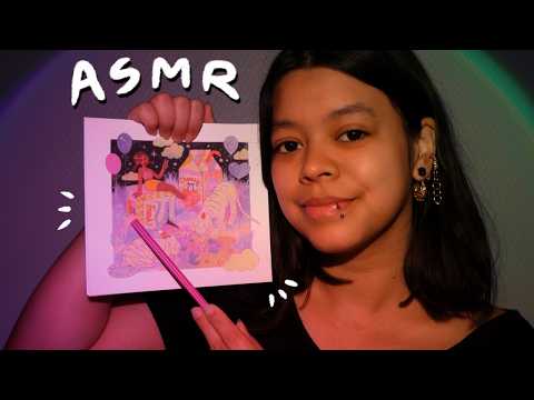 Questions et Tracing relaxant sur de jolies illustrations 💖 ASMR FR
