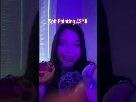 Spit Painting ASMR #tingles #visualtingle #asmrlive #relax #livestream #triggersforsleep