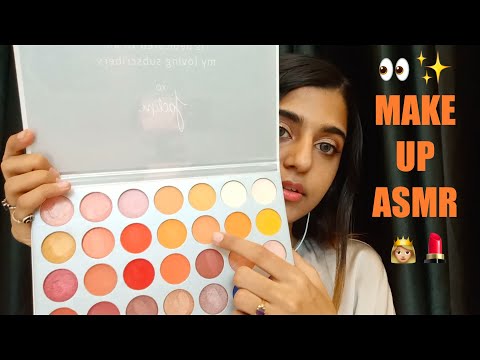 HINDI ASMR | Doing Your Neutral Eye Makeup | Personal Attention Friend RolePlay