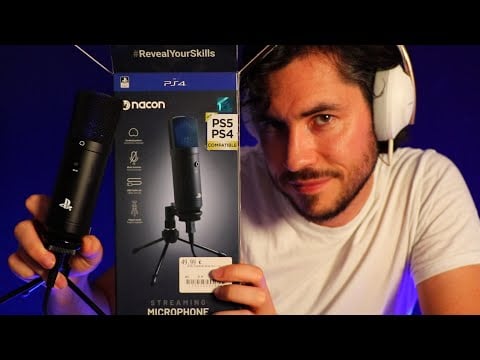 Faire un ASMR avec un MICRO NACON pour PS4 et PS5 (80 euros)