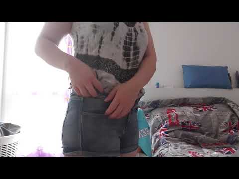 ASMR Jeans Shorts Sounds: Scratching, Brushing, Tapping, and Fabric Sounds