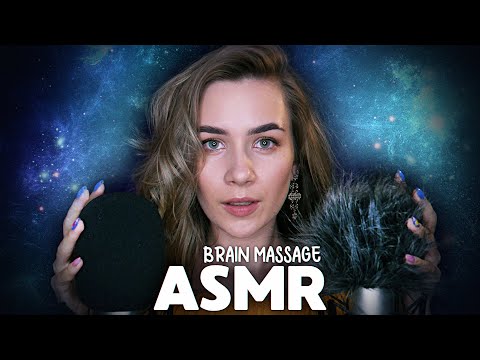 МАССАЖ МОЗГА, НЕРАЗБОРЧИВЫЙ ШЕПОТ АСМР |BRAIN MELTING ASMR MASSAGE,INAUDIBLE WHISPER, MIC SCRATCHING