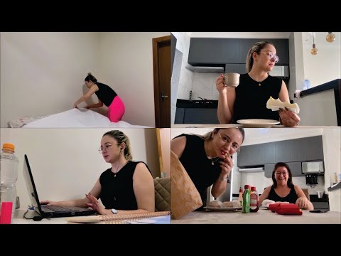 ASMR VLOG: UM DIA DE TRABALHO, ARRUMAÇÃO E ALMOÇO COM VISITINHA ESPECIAL