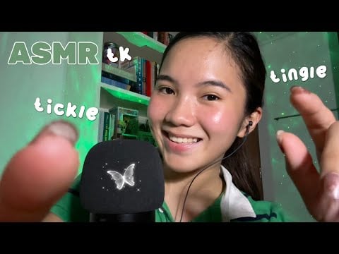 ASMR | TICKLES AND TINGLES!👇🏼👆🏼 | Fast TINGLY Word Repitition (“tk” sounds)