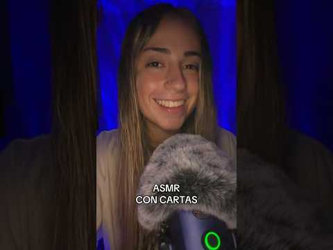 ASMR CON CARTAS 💙 #asmr #relax #mouthwhisper #argentina #tingles