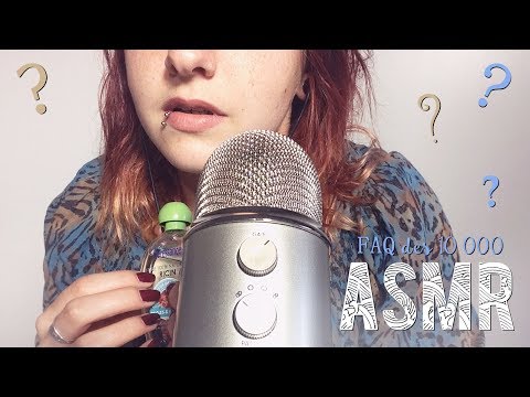 ASMR Français ~ La FAQ des 10 000 ♥♥ / Q&A - MERCI ♥♥