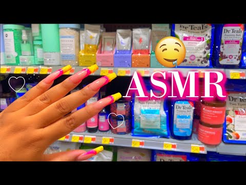 ASMR IN WALMART 💗✨| FAST TAPPING, SCRATCHING & ORGANIZATION ♡...etc (SO GOOD!!🤤🔥)