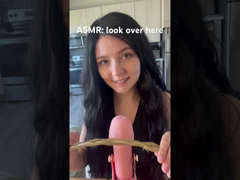 look over here 🤍#asmr #girlfriendasmr #visualasmr #eyecontact #tingles