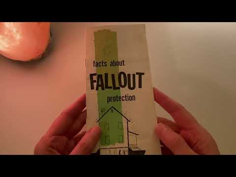 Vintage Book, Facts About Fallout Protection - ASMR Whisper Voice
