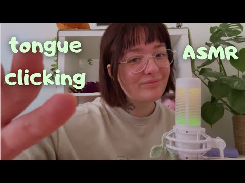 ASMR Tongue Clicking & Book Tapping | No Talking