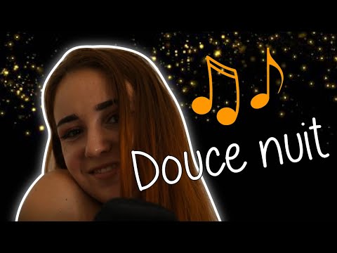 ASMR FR|EN 🎵 Je te chante "Douce nuit" en ASMR 😴 (avec échos) | FRANCAIS ENGLISH