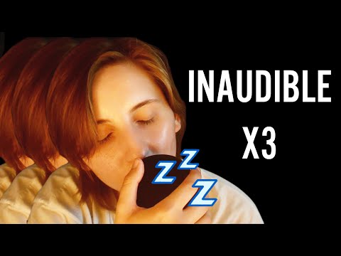 ASMR TRIPLE INAUDIBLE (hyper proche du micro) 😵‍💫