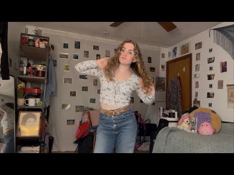 i feel weird so help me get ready ASMR Personal Attention (curly hair refresh + easy makeup)
