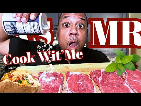 ASMR Come Cook With Me   Cast Iron NY Strip Steak