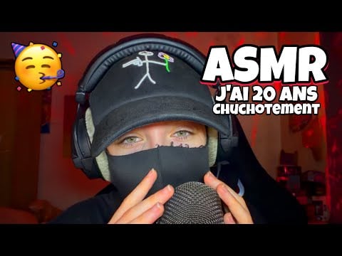 ASMR Français • J’AI 20 ANS ! (chuchotement en close up (j’deviens vieille))