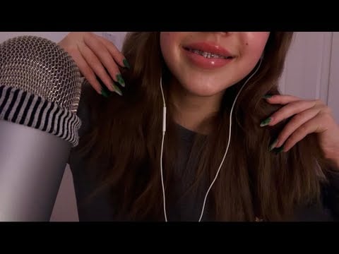 ASMR playing with my hair | brushing, braiding, scratching