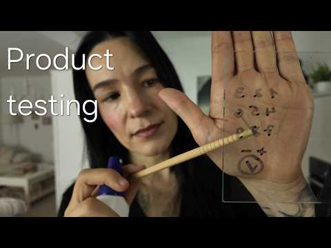 Product testing ASMR