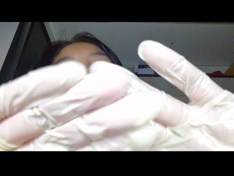 ASMR Usando Luvas para uma Massagem Facial Relaxante 🧤🌙💆‍♀️
