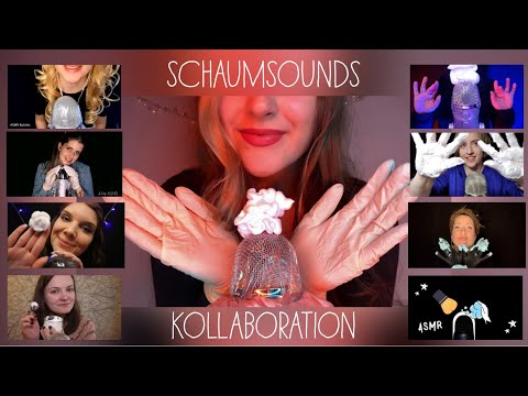 ASMR deutsch | Schaumparty Kollaboration [Schaum auf dem Mikrofon] 💕🧼