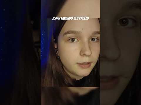 lavando seu cabelo asmr #sleepasmr #hairwashasmr