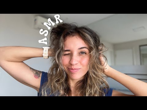 ASMR 👩🏼‍🦲 muitos sussurros escovando o cabelo