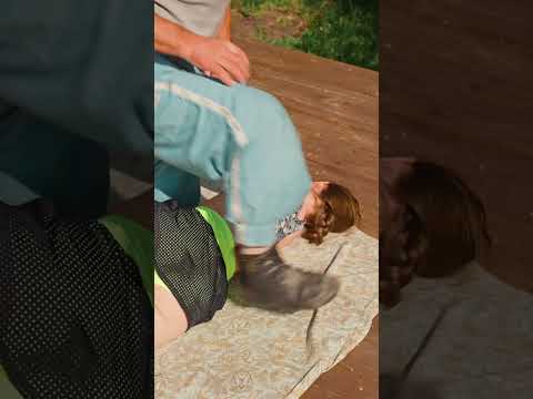 Exclusive chiropractic session & healing massage for katya by vadim veter #healing