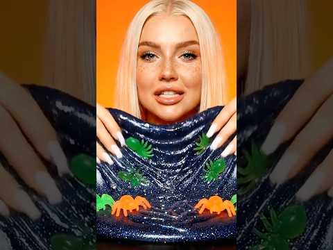 I Pulled This Slime Apart… You Won’t Believe What Was Inside 🕷️✨ ASMR
