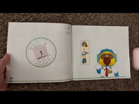ASMR Flipping Through Animal Crossing Lego Set Instructions - Fly With Dodo Airlines | (No Talking)