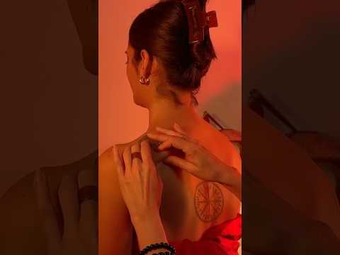 ASMR Back Massage SCOLLAMENTO della COLONNA VERTEBRALE su Persona Reale (visual trigger)