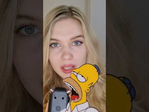 Homer Simpson asmr #asmr #asmrshorts #pov #shortvideo #shorts #relax #funny