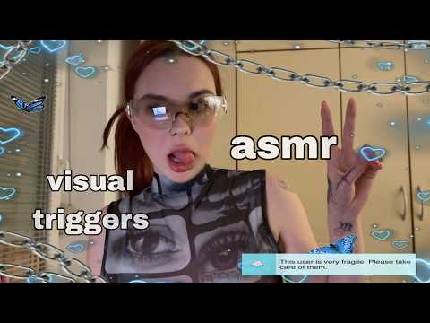 asmr crazy ahh fast visual triggers from someone who doesn't watch visual asmr