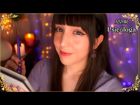 ⭐ASMR Roleplay Psicóloga [Sub] Preguntas Personales (Soft Spoken)