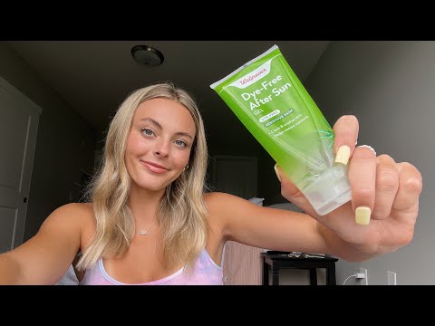 ASMR Bestie Takes Care of Your Skin After a Bad SUNBURN RP