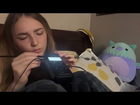 Asmr Tascam Direct Ear Triggers~Tapping, Cupped whispers, mouthsounds, brushing +