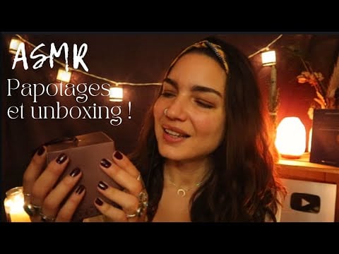 ASMR * Papotages et unboxing (cadeaux de la retraite) 😊
