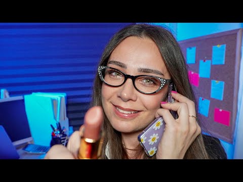 ASMR | Havalı İş Arkadaşın 💁🏻‍♀️ Seni Randevuya Hazırlıyor 💄| Türkçe ASMR