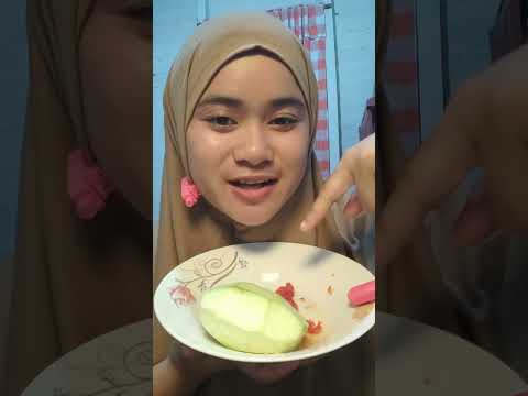 Asmr MAKAN MANGGA MUDA, NGILER BANGET☺☺ #asmrvideo