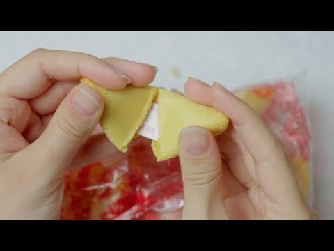 ASMR | Crinkling and a bag of fortune cookies...