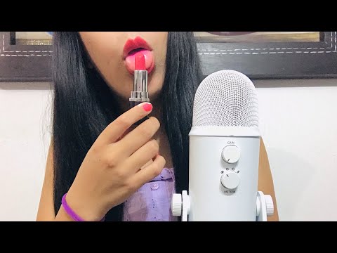 ASMR COMIENDO MAQUILLAJE