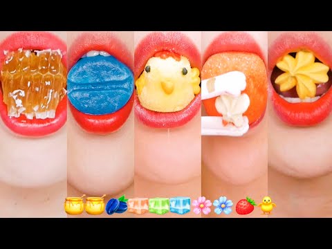 asmr EMOJI FOOD 이모지 먹방 eating sounds