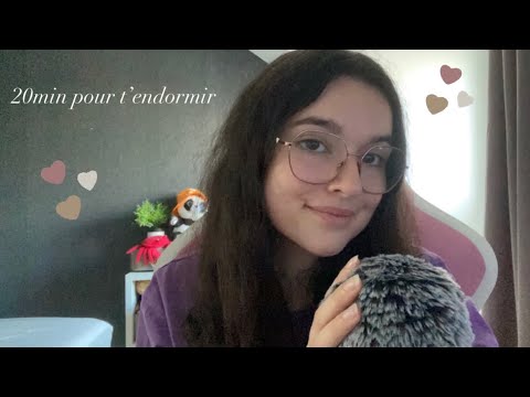 ASMR | 20 min pour t'endormir (visuel, fluffy, tongue clicking)