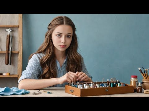 ASMR Sewing Box Kit | No Talking for Relaxation | Tapping & Brushing