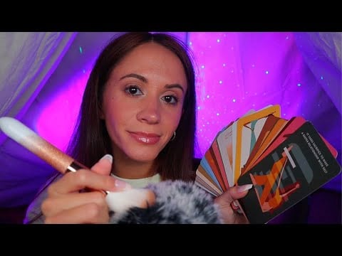ASMR / 33 Powerful Affirmations & Mic Brushing For Sleep