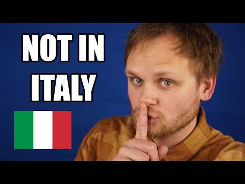 ASMR | Do NOT Say This in Italy 🇮🇹 (Food Crimes & Insults)