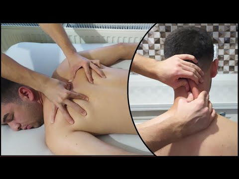 Relaxing BACK and NECK MASSAGE - ASMR