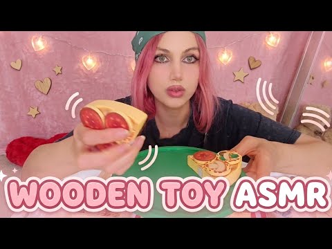 Wooden toy asmr 